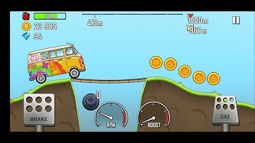 Hill climb racing - gameplay walkthrough part 1 - all cars maps (ios Android)