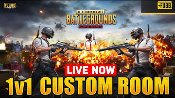 1v1 TDM Custom ROOMS PUBG Mobile Live | Live Customs Room 1v1 | Custom Room Live