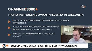 LIVE: DATCP gives update on bird flu in Wisconsin