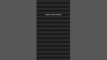 Next.js App Router: Routing Fundamentals
