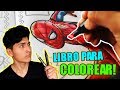 Artista profesional colorea un libro de colorear para NIÑOS?  | Spider-Man |
