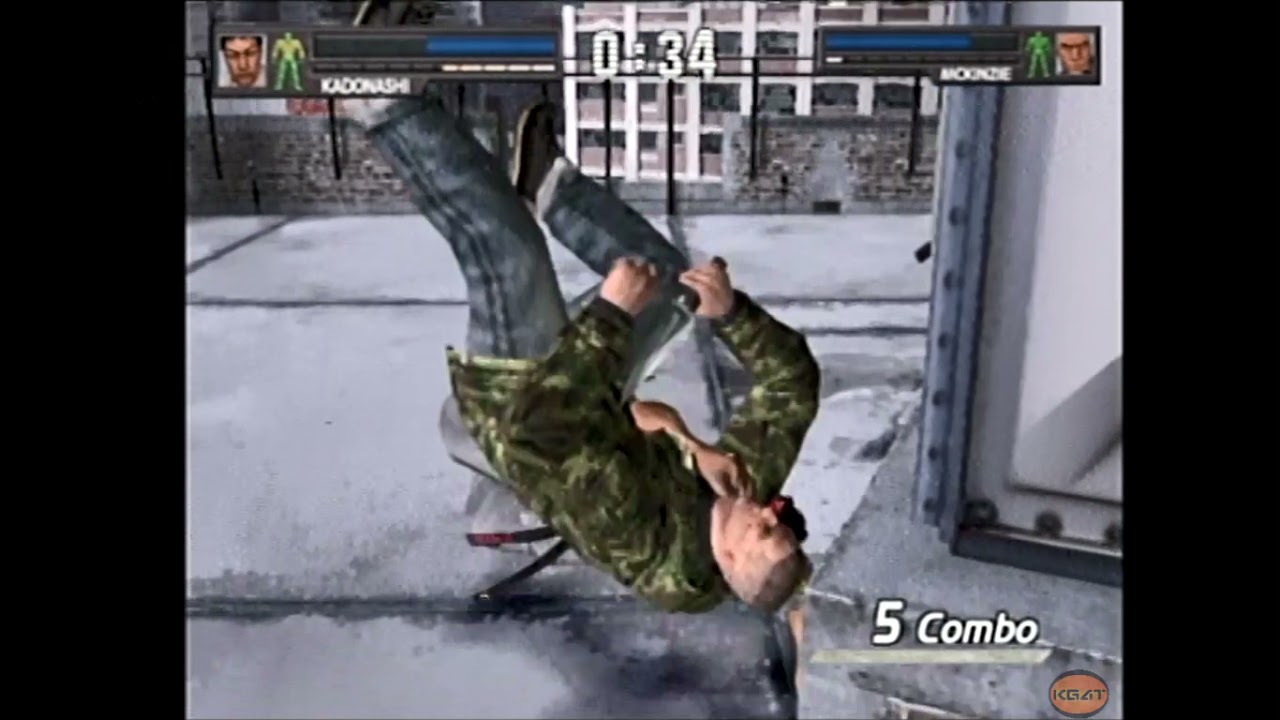 Kadonashi vs McKenzie (Urban Reign PS2)