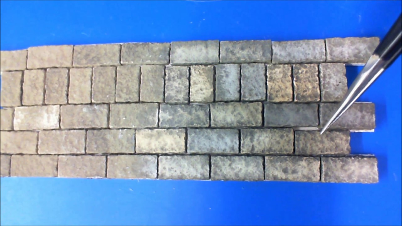 Pre-Weathering 1/35 scale Blocks (I Video 6)