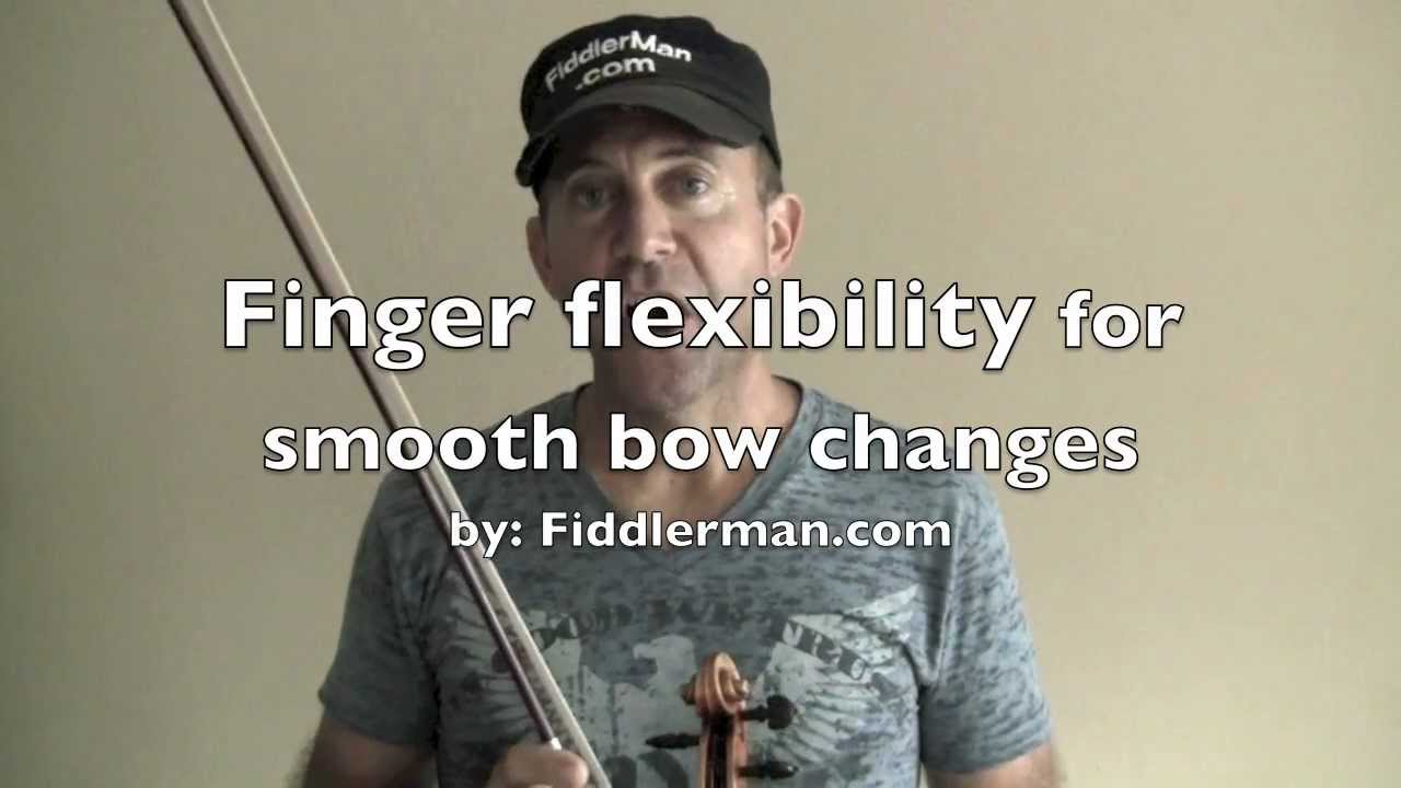 Finger Flexibility for Smooth Bow Changes