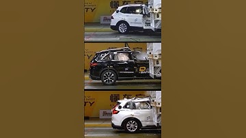2025 SUV Crash Test: Mercedes GLC, Volkswagen Tiguan, Honda CR-V vs. Truck Trailer