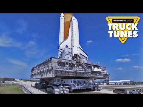 Crawler Transporter for Children | Truck Tunes for Kids | Twenty Trucks Channel | Space Shuttle