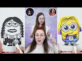 Wednesday vs Enid and Popular characters. Three markers challenge vs one