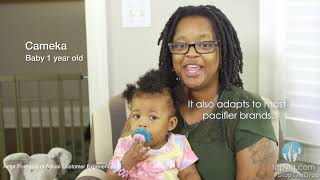 Baby So Right Retractable Pacifier Holder