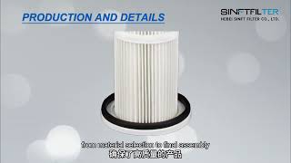 New choice for efficient dust removal: pleated cartridge filter element