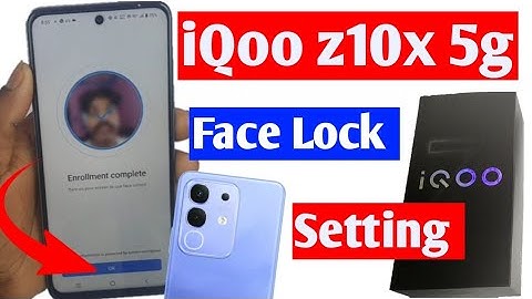Iqoo Z10x 5g Face Lock  setting/How to screen face lock in iqoo z10x / face lock