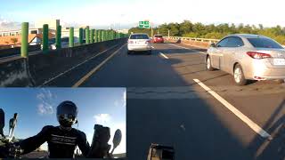 從黃金海岸起點騎上86快速道路到關廟終點