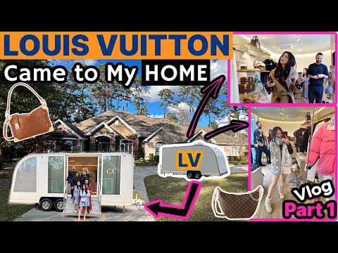 OMG LV CAME TO MY HOME, RAW- FULL Shopping VLOG of LV TRUNK SHOWROOM MINI  BOUTIQUE Part 1