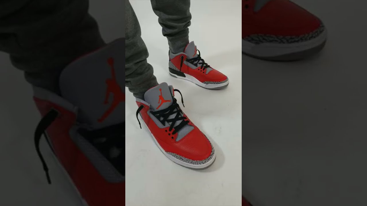 Details No. 1 JORDAN 3 RED CEMENT 