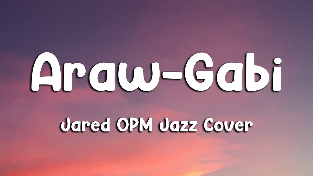 Araw-Gabi - Regine Velasquez (OPM Jazz Cover by Jared) (Lyrics) (Loop Video)