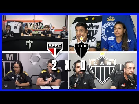 REAÇÕES  DA  REVOLTA DOS ATLETICANOS | SÃO PAULO 2 X 0 ATLÉTICO-MG | BRASILEIRÃO 2025 | VAMOS RIR