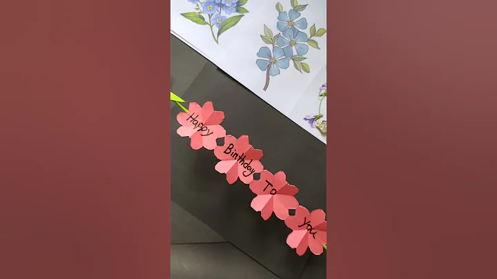 birthday card #shorts #sritycreations #youtubeshorts #viralvideo #papercraft