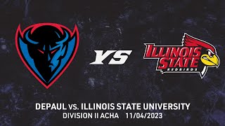 DePaul Hockey vs. Illinois State University - 11/04/2023