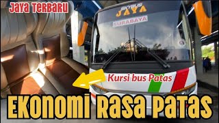 bus jaya terbaru ekonomi rasa patas via bawah kursinya 👍ngetrip bareng jaya Ponorogo-Kertosono.
