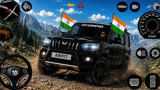 Indian car vehicle 3d Scorpio😈 || High graphics Scorpio 😎|| Indian car vehicle 3d || game ||🎮 screenshot 5