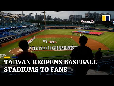 Taiwan baseball league reopens stadiums to fans