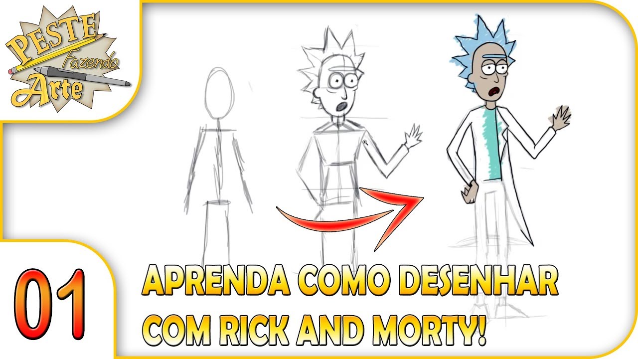 images Imagens Do Rick And Morty Para Desenhar aprenda a desenhar com rick and morty peste fazendo arte e01 pesterenan