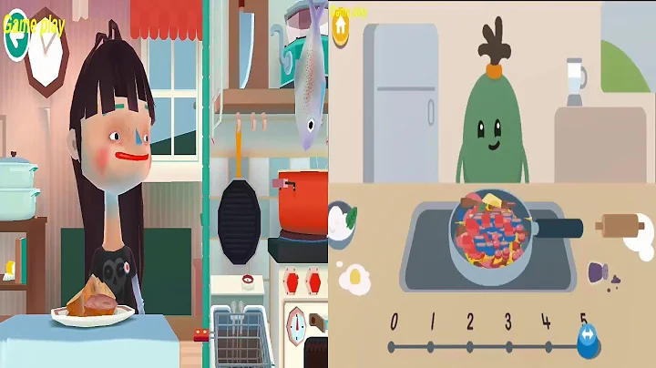 Toca kitchen 2 VS Dumb Ways JR Boffo's Breakfast G...