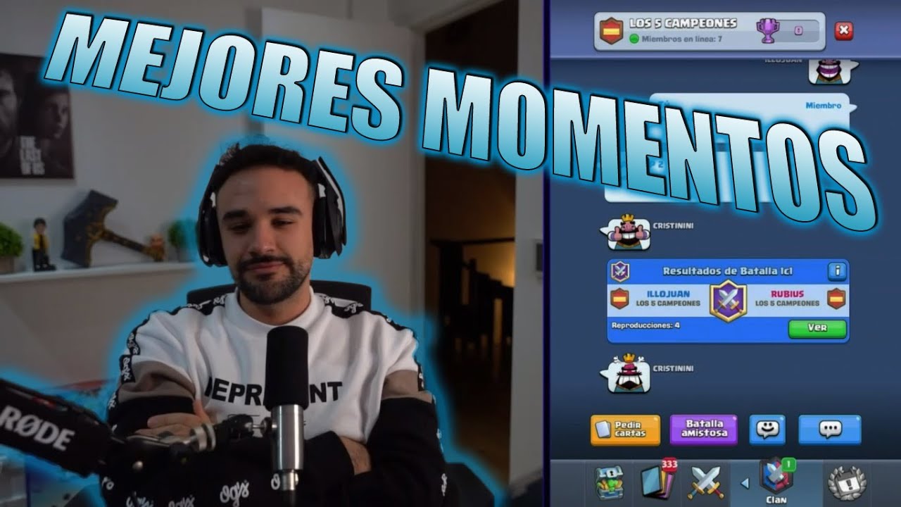TODAS las PARTIDAS de ILLOJUAN en el TORNEO DE LOS 5 CAMPEONES de CLASH ROYALE!