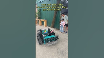 robot cắt cỏ điều khiển -động cơ yuchai 190F công suất lên đến 13HP#robotcatco #dieukhientuxa
