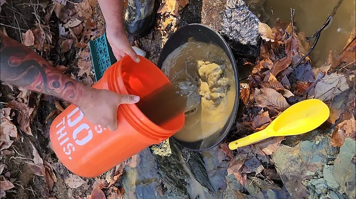 Northern Virginia Gold Cleanup - Mini Dream Mat Sluice