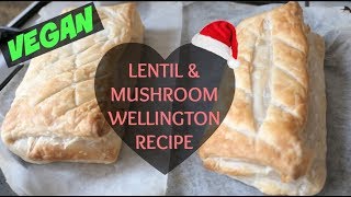 VEGAN LENTIL \& MUSHROOM WELLINGTON | Christmas Recipe | Bonus Video