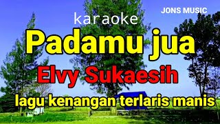 PADAMU JUA || ELVY SUKAESIH || KARAOKE DANGDUT