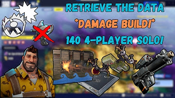 Fortnite STW B.A.S.E. Kyle SOLOS 140 4-Players Like NOTHING! Retrieve The Data Damage Build!