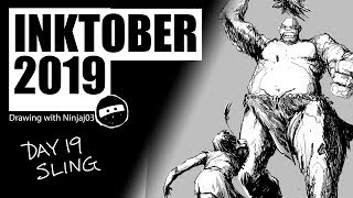 Inktober 2019 Day 19 Sling