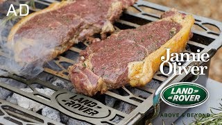 Grilling a Steak with my Incredible Kitchen Car | Jamie Oliver & Land Rover Part 2 | AD