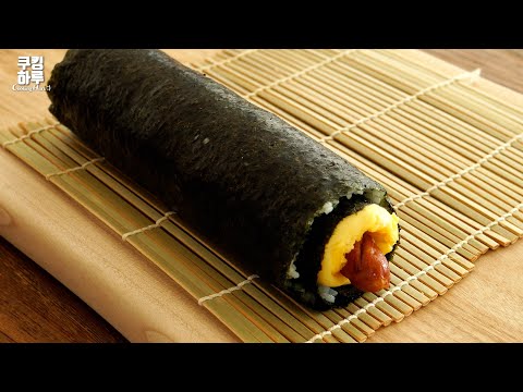 Better Than Egg Sushi!! Gimbap With Japanese-Style Fluffy Egg and Sausage! No Need To Roll Eggs!
