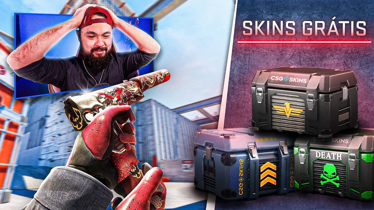 QUER UMA USP DESSA GRATIS? abrindo caixas no CS-GO SKINS! (tem skins pra vocês)
