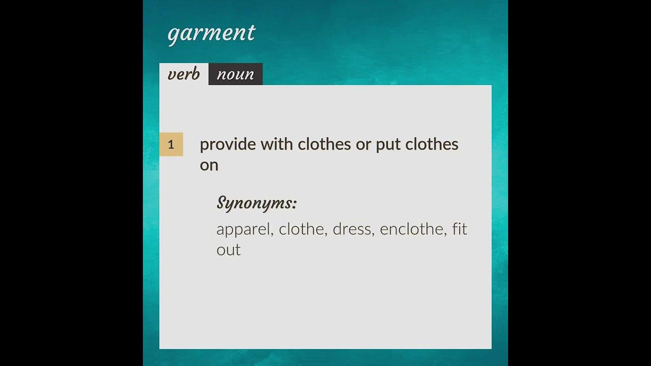 garments-meaning-of-garments-youtube