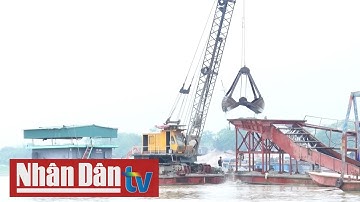 Phú Thọ dừng toàn bộ việc khai thác cát, sỏi trên sông Lô