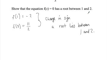 1 Year 13 A Level Maths Numerical Methods   Locating Roots