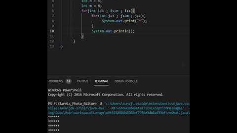 Solid Rectangle program using java language