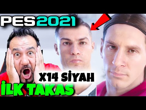 PES 2021 İLK TAKAS! RONALDO VE GENÇ MESSİ GELDİ! x14 SİYAH TOP! | PES 2021 SİYAH TOP AÇILIMI