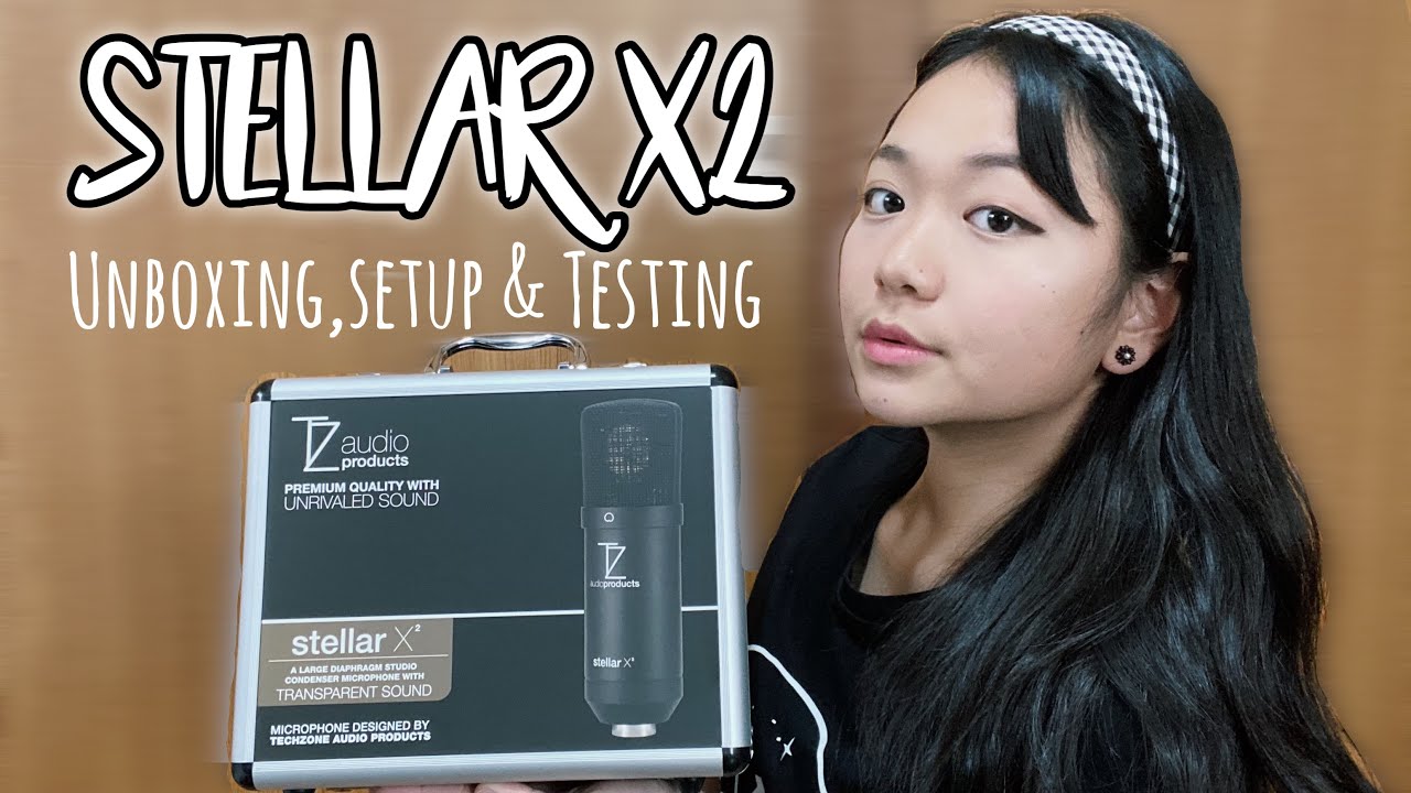 Stellar X2 Condenser Microphone TZ Audio ( unboxing+ setup+review