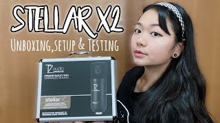 Stellar X2 Condenser Microphone - TZ Audio ( unboxing+ setup+review )