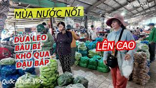 SA DEC MARKET, DONG THAP: Flooding season leads to price hikes for cucumbers, gourds, and luffas