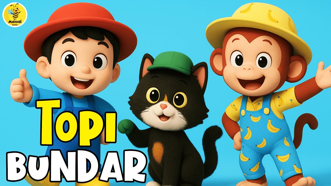 Lagu Anak Anak - TOPI SAYA BUNDAR -  Lagu Anak \u0026 Balita Terbaru Sangat Viral Terpopuler
