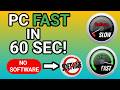 How to Speed Up Slow PC/Laptop in 60 Seconds (No Software) | 2025 Trick | Sheraz Tech Master