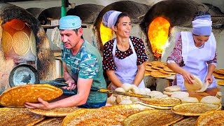 Popular flatbread collections from the &quot;Great Food&quot; channel l National food of Uzbekistan