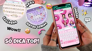COMO PERSONALIZAR SEU WHATSAPP | dicas e temas novos screenshot 1