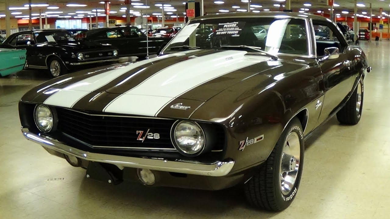 1969 Chevrolet Camaro Z28 302 V8 Four Speed - Youtube