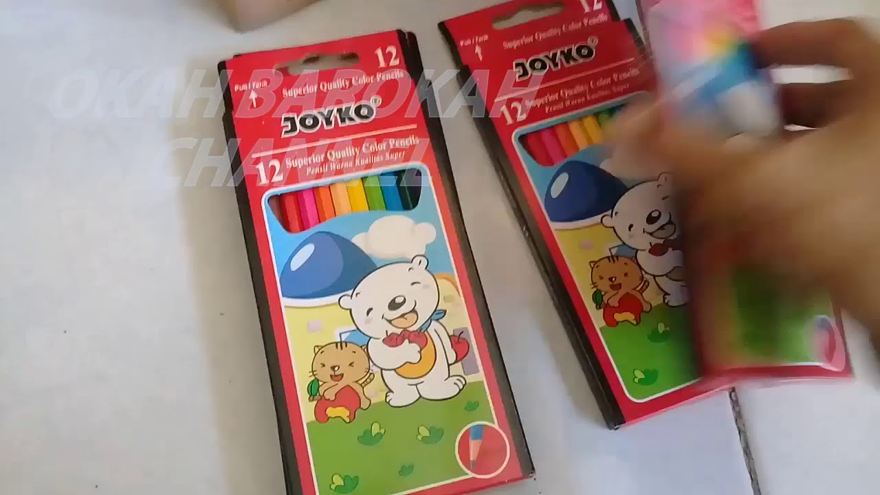 Pencil warna merek Kenko aku bilang Joyko